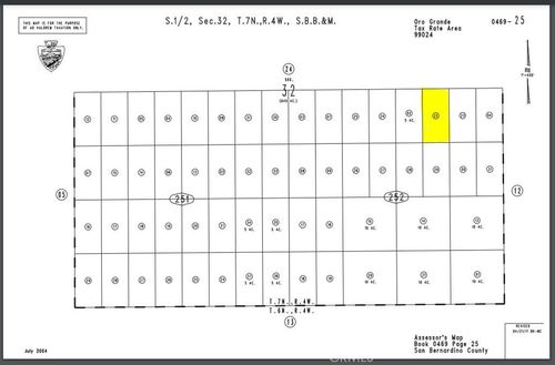 0 Silver Mountain(South Of)Parcel #0469-252-22 Road, Oro Grande, CA, 92368 | Card Image