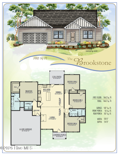308 Creeks Edge Dr, Pikeville, NC, 27863-7726 | Card Image