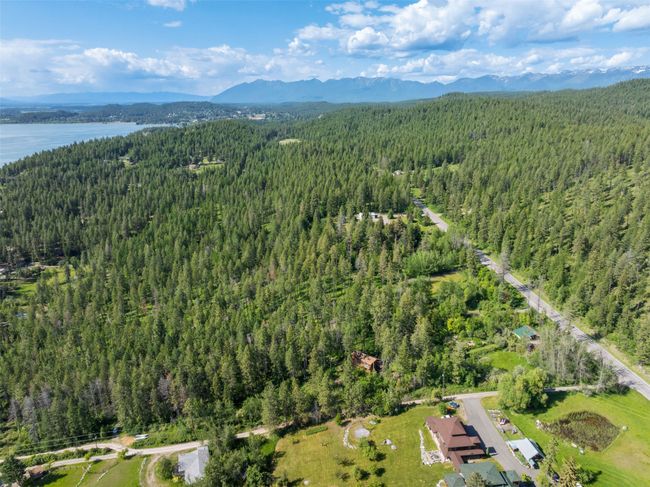 View of property location with a forest and a water and mountain view | Image 14