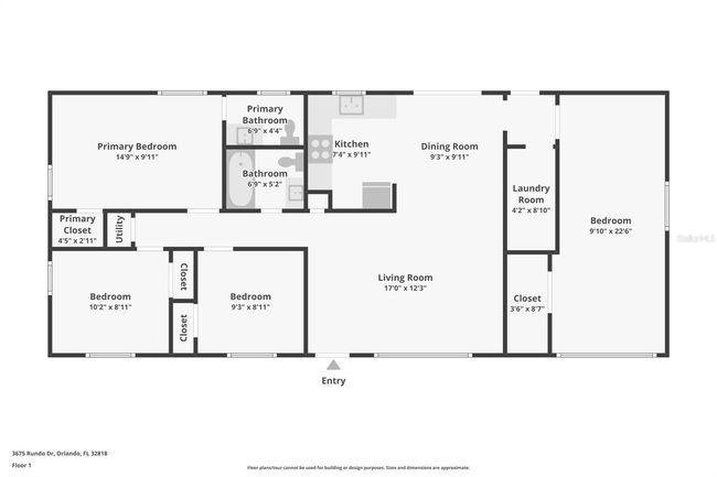 3675 Rundo Dr, House other with 3 bedrooms, 2 bathrooms and null parking in ORLANDO FL | Image 27