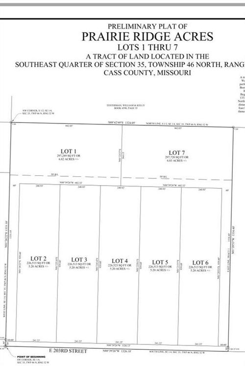 Lot 5 E 203rd St, Peculiar, MO, 64078 | Card Image