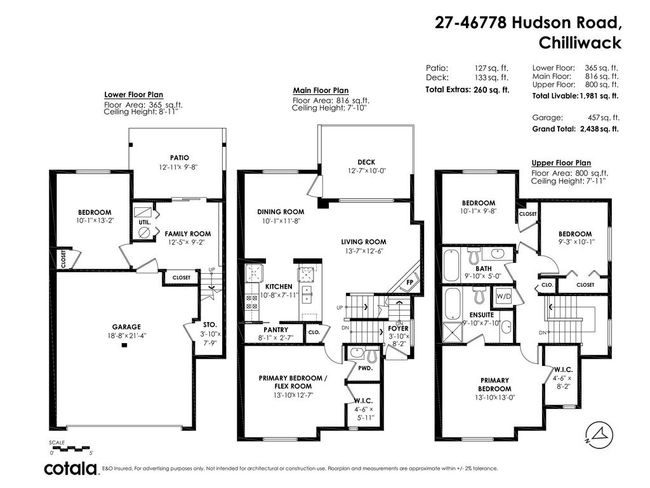 27 - 46778 Hudson Road, Townhouse with 5 bedrooms, 2 bathrooms and 4 parking in Chilliwack BC | Image 37