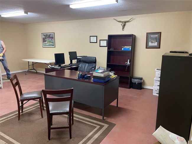 Office area with baseboards and carpet | Image 9