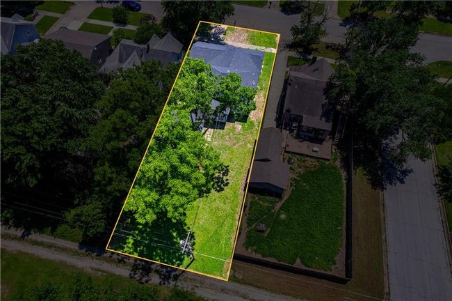 Aerial overview of property's location with property boundaries highlighted | Image 53
