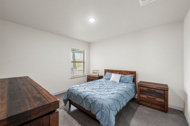 Bedroom featuring recessed lighting, baseboards, visible vents, and carpet | Image 20