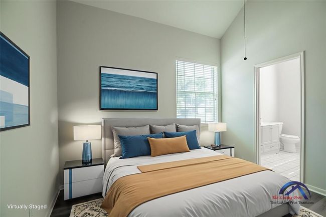 3rd bedroom - This virtually staged bedroom features a window allows natural light. | Image 34