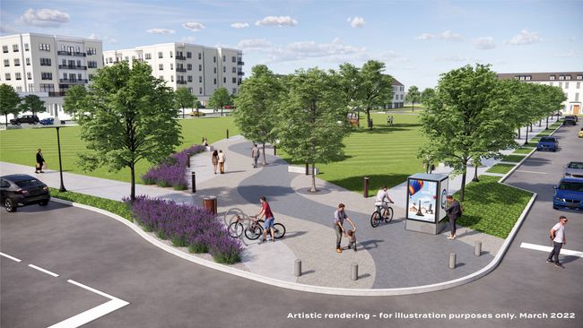 Surrounding community with a yard | Image 27