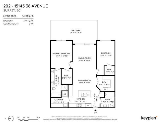 202 - 15145 36 Avenue, Condo with 2 bedrooms, 2 bathrooms and 2 parking in Surrey BC | Image 33