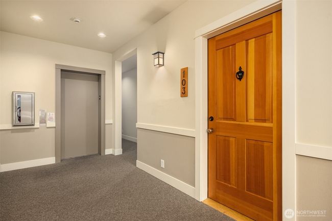 Elevator to SECURE Parking Garage and Storage. Your new front door on the right. | Image 5