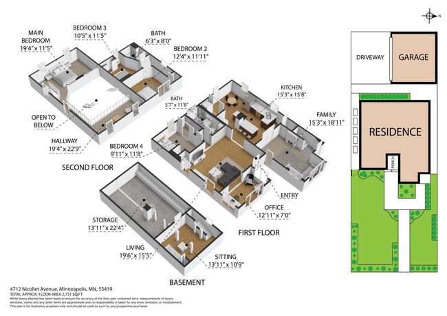 4712 Nicollet Ave, House other with 4 bedrooms, 2 bathrooms and null parking in Minneapolis MN | Image 43