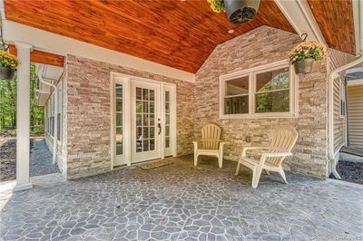 View of patio with french doors | Image 3