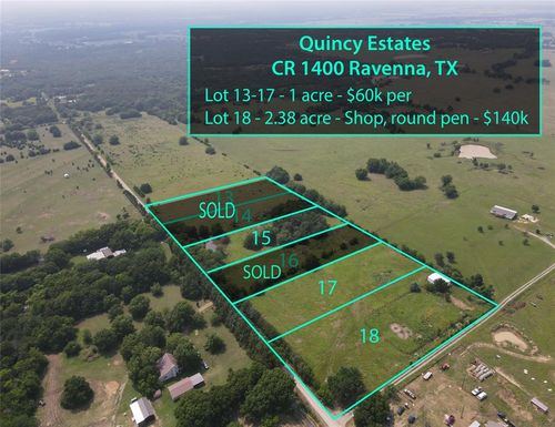 Lot 18 County Rd 1400, Ravenna, TX, 75476 | Card Image