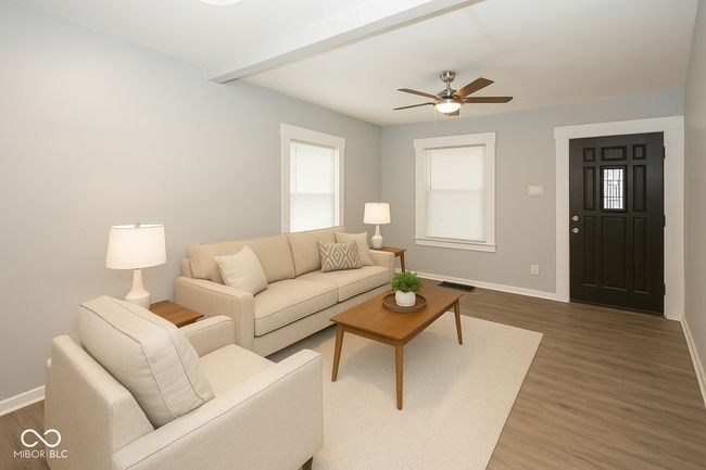 Virtually staged family room | Image 6