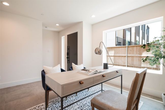 Home office with baseboards and recessed lighting | Image 8