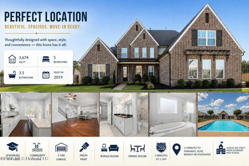 7198 Harrier Dr E, Olive Branch, MS, 38654-2331 | Card Image