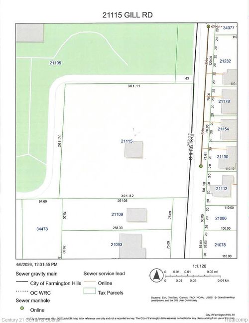 21115 Gill Rd, Farmington Hills, MI, 48335-5003 | Card Image
