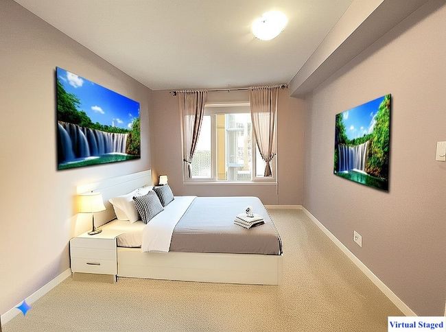 Bedroom with baseboards and carpet floors | Image 20