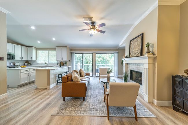Open living area into kitchen | Image 4