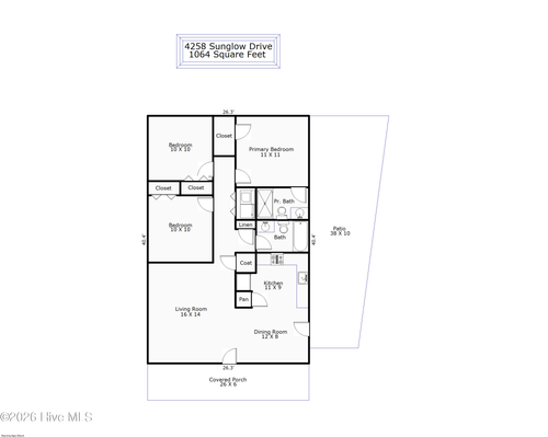 4258 Sunglow Dr, Wilmington, NC, 28405-1287 | Card Image