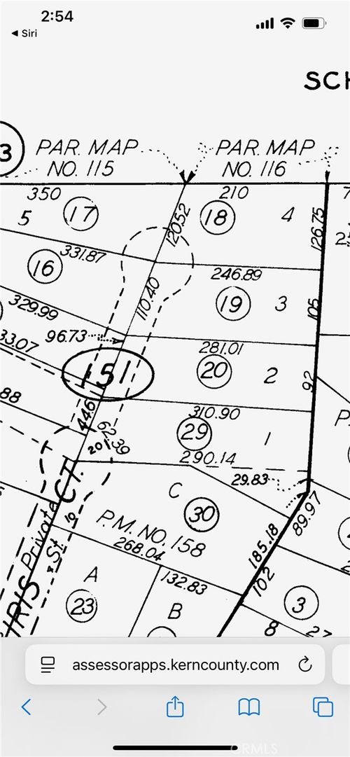 116 Parcel Map, Bodfish, CA, 93205 | Card Image
