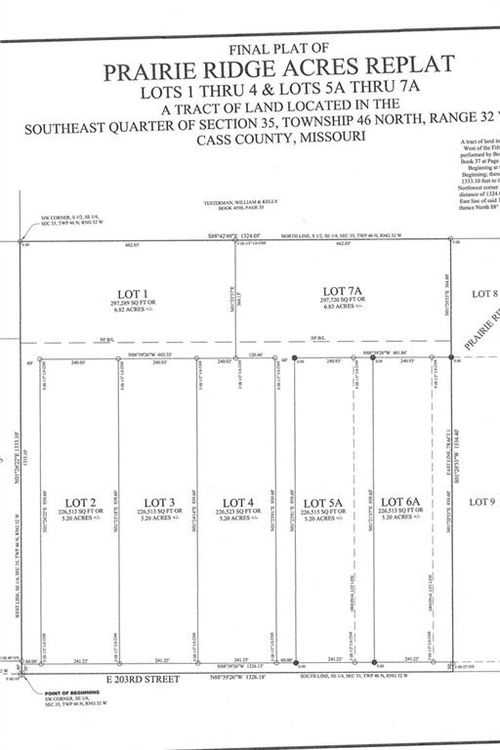 Lot 4 E 203rd St, Peculiar, MO, 64078 | Card Image