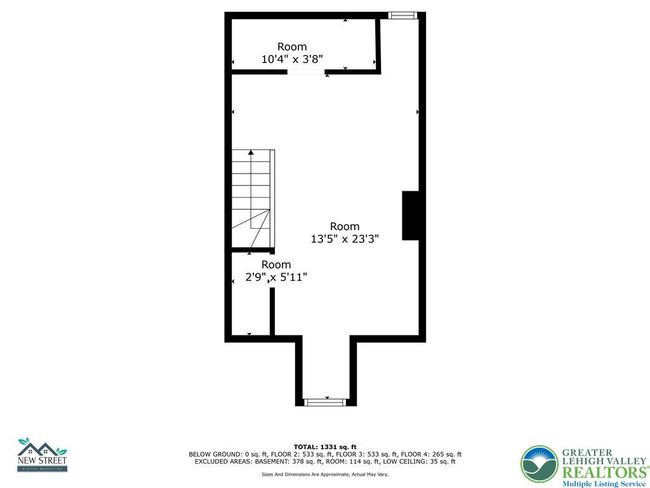 1478 E 5 Th St, Townhouse with 3 bedrooms, 2 bathrooms and null parking in BETHLEHEM PA | Image 44