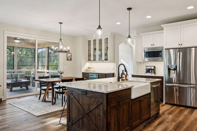 Huge center island complete with farm-style sink | Image 5