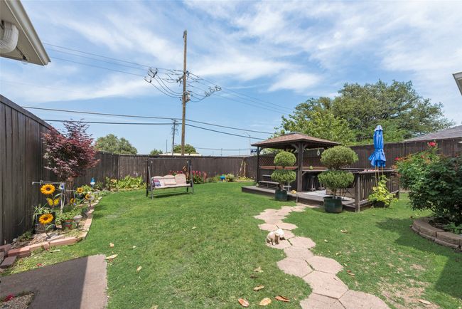 View of yard with a gazebo | Image 32