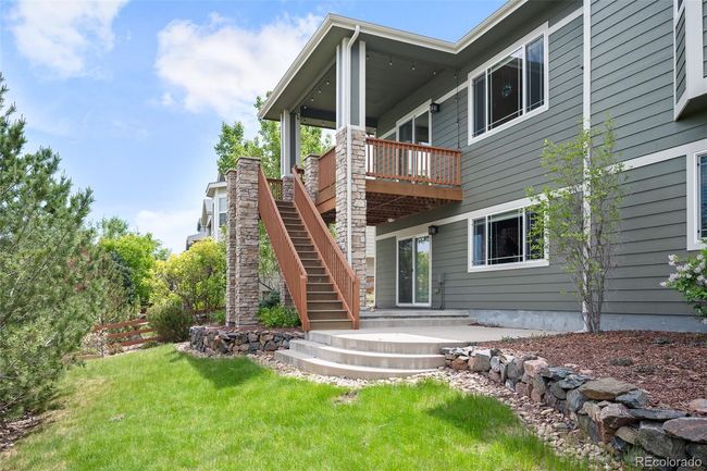 Lower patio and upper deck | Image 34