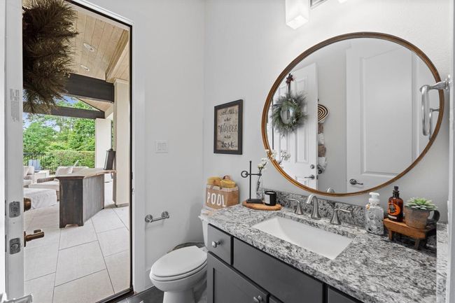 Half Bath downstairs serves as a perfect cabana bath. | Image 42