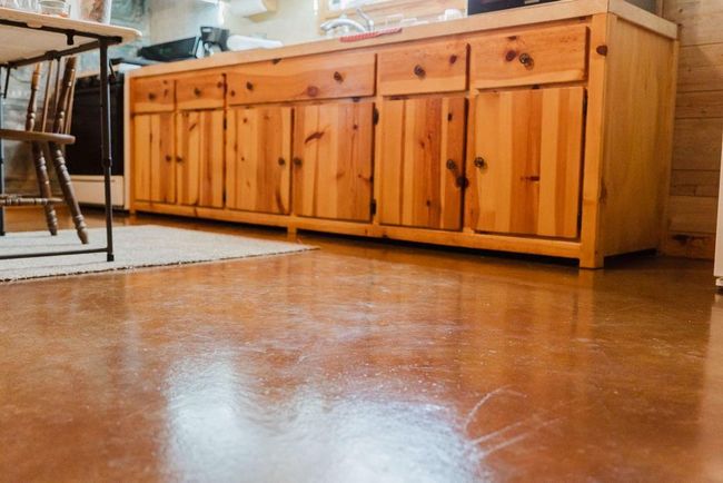 Wood cabinets with concrete floors | Image 14