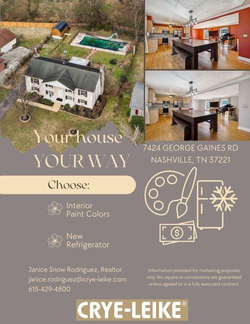 7424 George Gaines Rd, Nashville, TN, 37221-3327 | Card Image