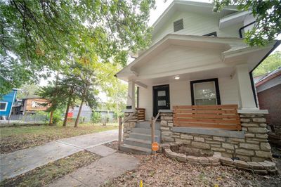 View of front of home with a porch | Image 1