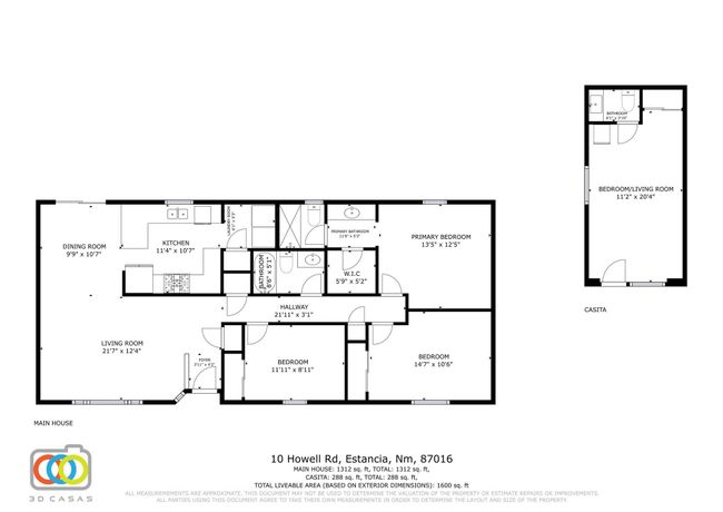 10 E Howell Rd, House other with 3 bedrooms, 2 bathrooms and null parking in Estancia NM | Image 44