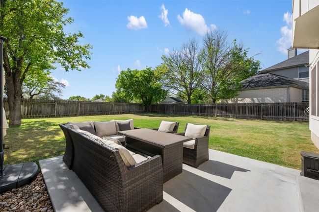 View of patio / terrace featuring an outdoor hangout area and a fenced backyard | Image 36