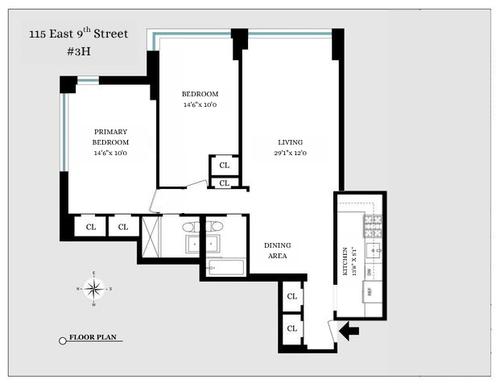 3h-115 E 9th St, New York, NY, 10003-5415 | Card Image