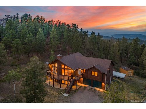 9831 S Warhawk Rd, Conifer, CO, 80433-9332 | Card Image