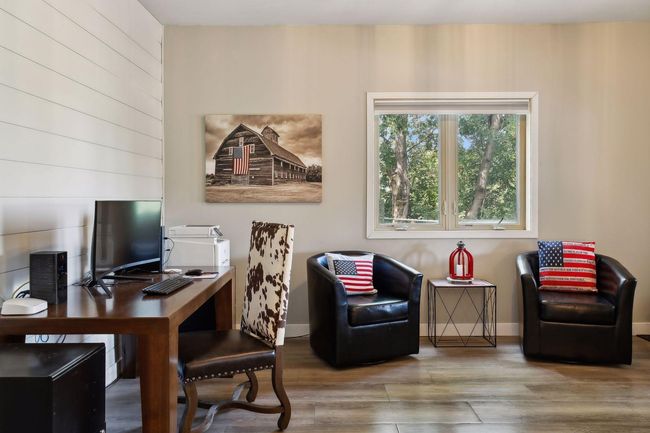 Office/Flex Room With Shiplap Wall Detail | Image 20