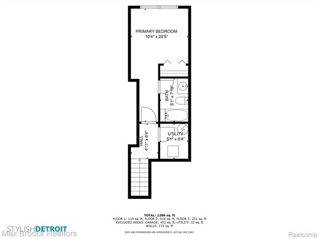 Upper Level Floor Plan | Image 31