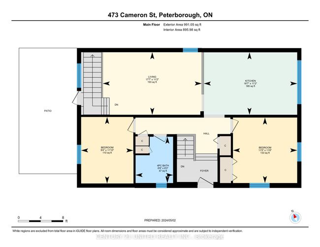 473 Cameron St, House other with 3 bedrooms, 2 bathrooms and 4 parking in Peterborough ON | Image 41
