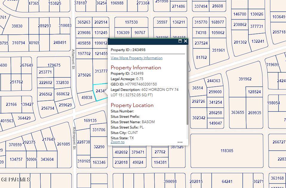 Land in Clint 5