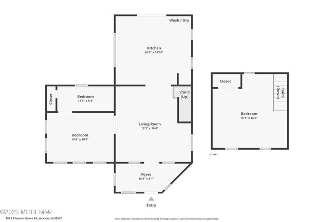 192 E Pleasant Grove Rd, House other with 2 bedrooms, 1 bathrooms and null parking in Jackson NJ | Image 47