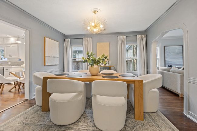Gorgeous dining room with decorative lighting | Image 15