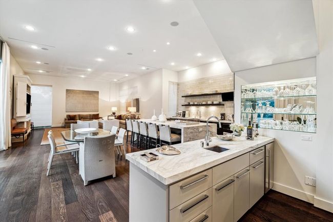 Closer view of the Wet Bar - conveniently and strategically situated between the Living/Dining areas and the Kitchen. A great plan for entertaining! | Image 14