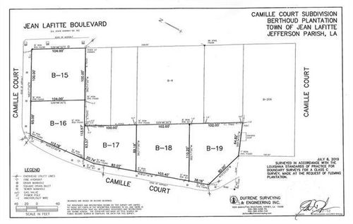 Lot 19 Camille Court, Jean Lafitte, LA, 70067 | Card Image