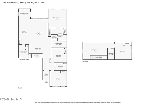 223 Rosemount, Rocky Mount, NC, 27804-7445 | Card Image