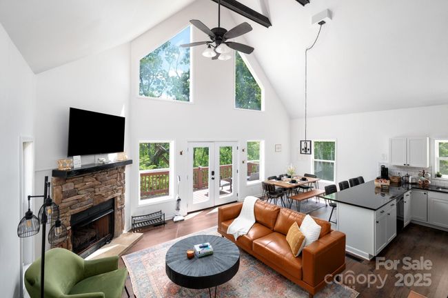 Spacious Living Room with Vaulted Ceilings | Image 13