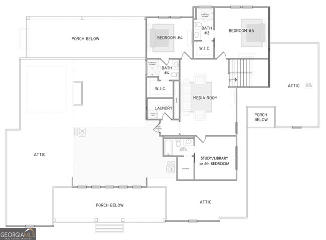 0 Pebble Rock Dr, House other with 5 bedrooms, 6 bathrooms and 3 parking in Cumming GA | Image 26