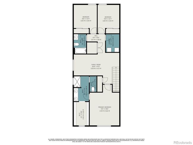 20932 E 60 Th Ave, Townhouse with 3 bedrooms, 3 bathrooms and null parking in Aurora CO | Image 23