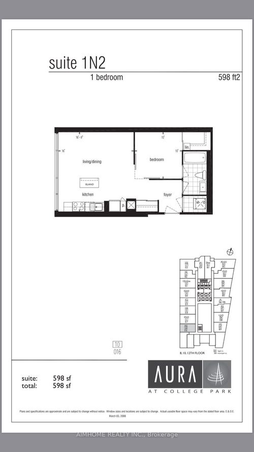 1216-386 Yonge St, Toronto, ON, M5B0A5 | Card Image